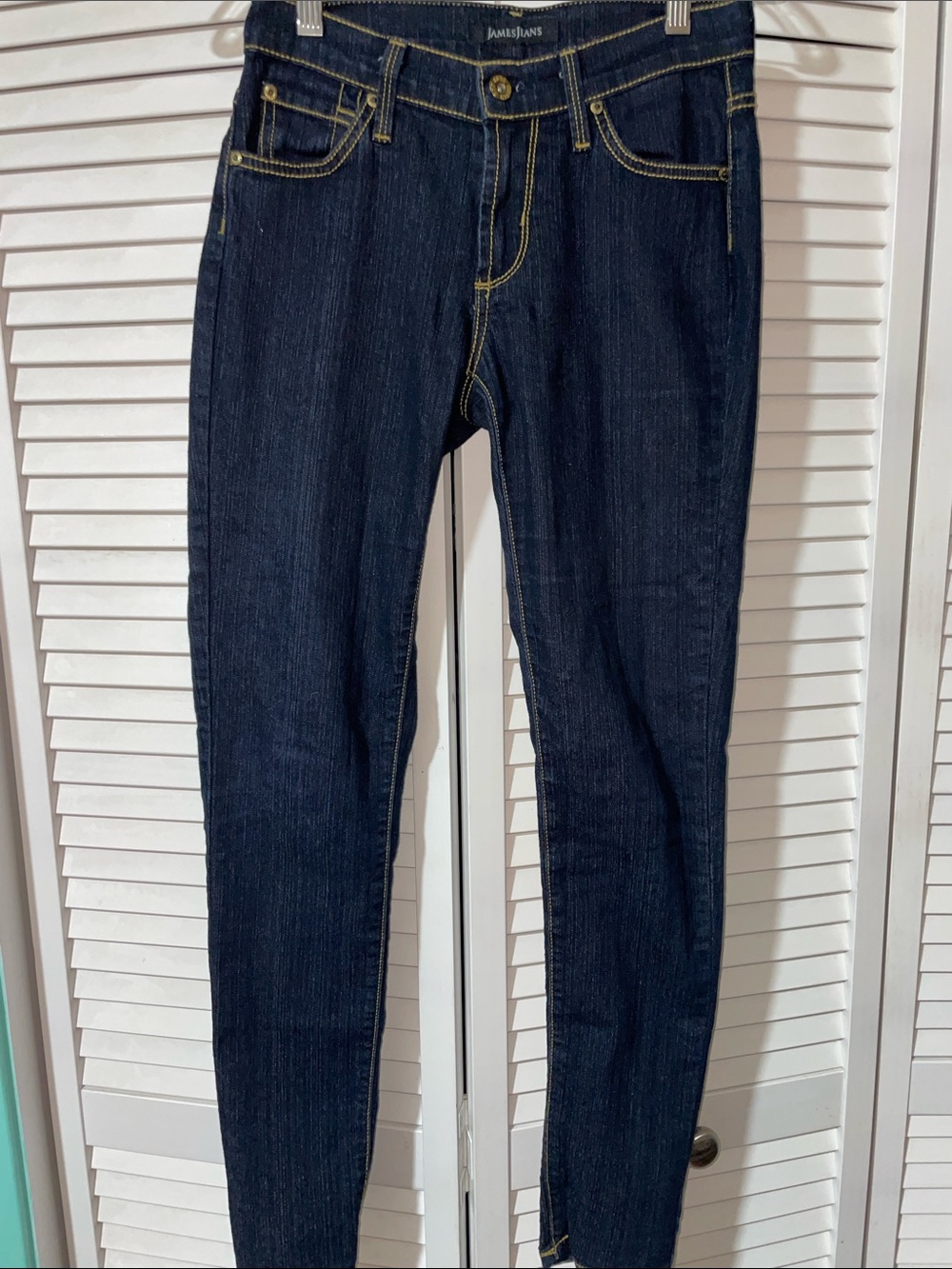 James Jeans China Doll Skinny Jeans with Contrast Stitching